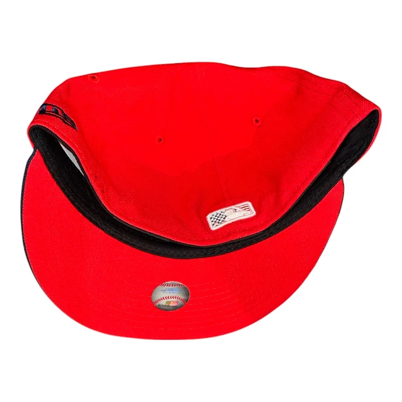 Houston Astros Red and Navy City Connect USA Flag Patch UV New Era 59FIFTY Fitted Hat