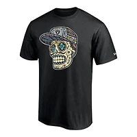 Las Vegas Raiders Black Sugar Skull New Era T-Shirt