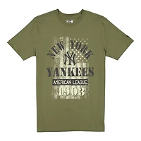 New York Yankees Army Green 2025 Armed Forces Era T-Shirt