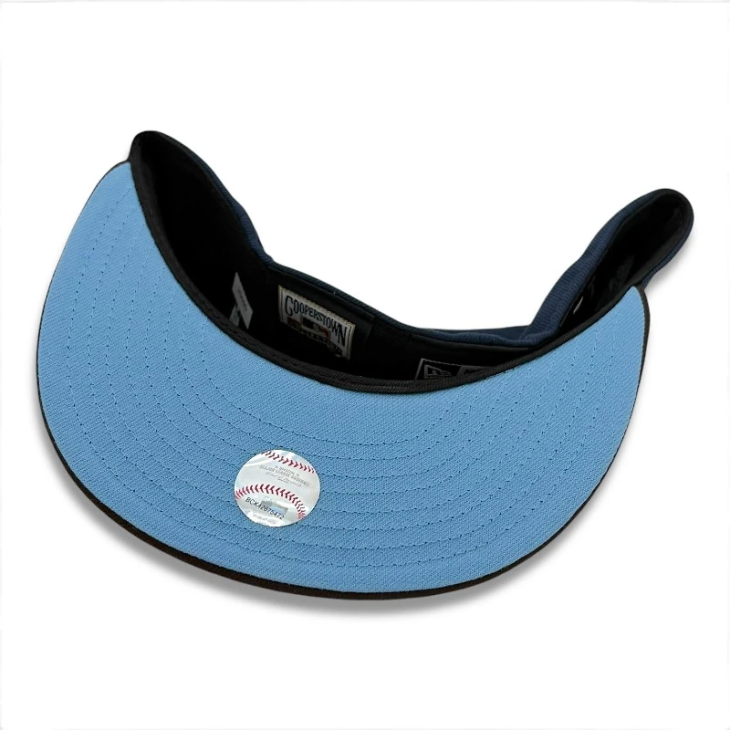 Houston Astros Navy and Brown 35 Great Years Patch Icy Blue UV New Era 59FIFTY Fitted Hat