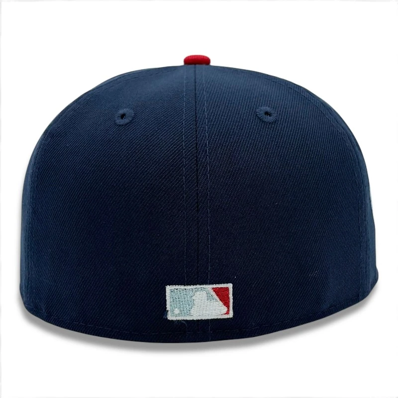 Houston Astros Navy and Brown 35 Great Years Patch Icy Blue UV New Era 59FIFTY Fitted Hat