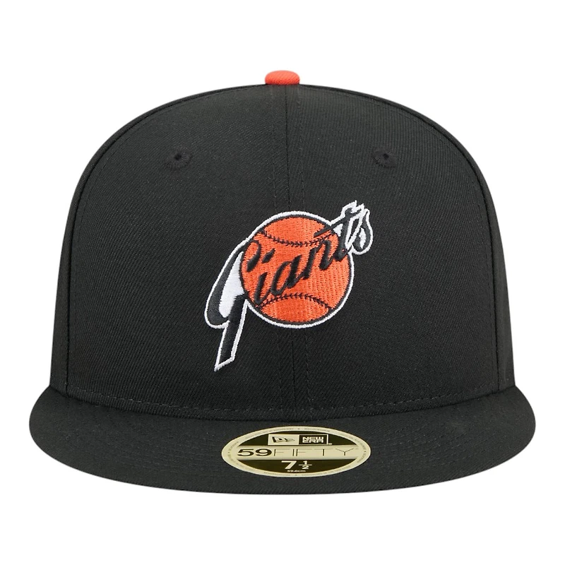 San Francisco 49ers Black Baseball Hall of Fame New Era 59FIFTY Fitted Hat