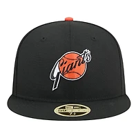 San Francisco 49ers Black Baseball Hall of Fame New Era 59FIFTY Fitted Hat
