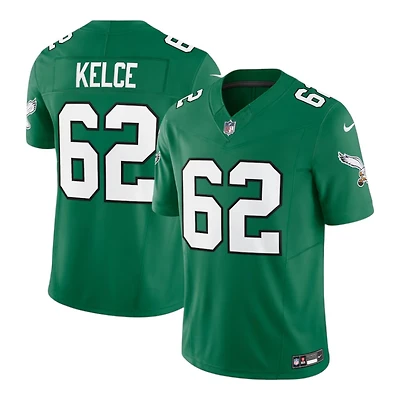 Philadelphia Eagles Jason Kelce Kelly Green Nike Vapor F.U.S.E Limited Jersey