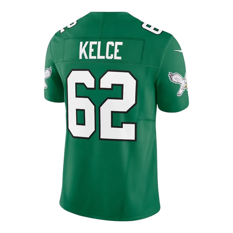 Philadelphia Eagles Jason Kelce Kelly Green Nike Vapor F.U.S.E Limited Jersey