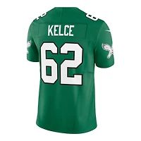 Philadelphia Eagles Jason Kelce Kelly Green Nike Vapor F.U.S.E Limited Jersey