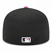 New York Mets Charcoal and Purple City Connect Batting Practice Era 59FIFTY Fitted Hat