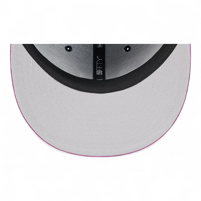 New York Mets Charcoal and Purple City Connect Batting Practice Era 59FIFTY Fitted Hat