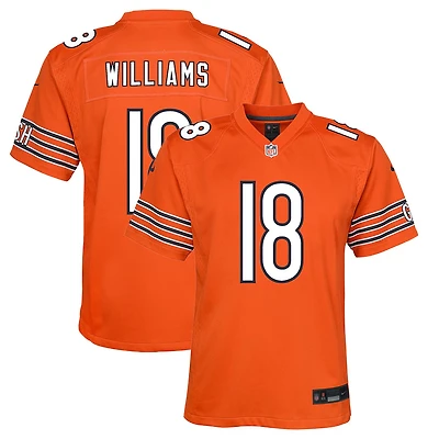 Youth Chicago Bears Caleb Williams Orange Nike Game Jersey