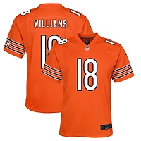 Youth Chicago Bears Caleb Williams Orange Nike Game Jersey