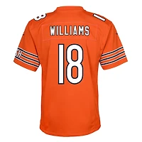 Youth Chicago Bears Caleb Williams Orange Nike Game Jersey