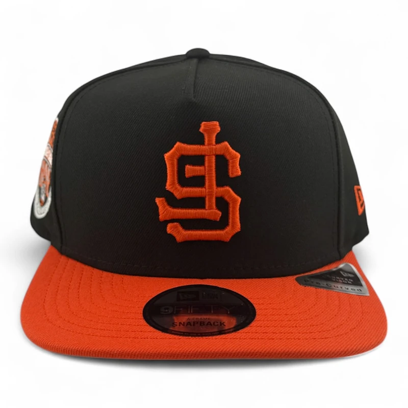San Francisco Giants 2Tone Upside Down Logo 1984 ASG Patch New Era 9FIFTY A-Frame Snapback Hat