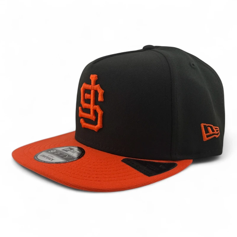 San Francisco Giants 2Tone Upside Down Logo 1984 ASG Patch New Era 9FIFTY A-Frame Snapback Hat