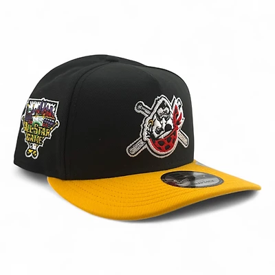 Pittsburgh Pirates 2Tone Upside Down Logo 2006 ASG Patch New Era 9FIFTY A-Frame Snapback Hat