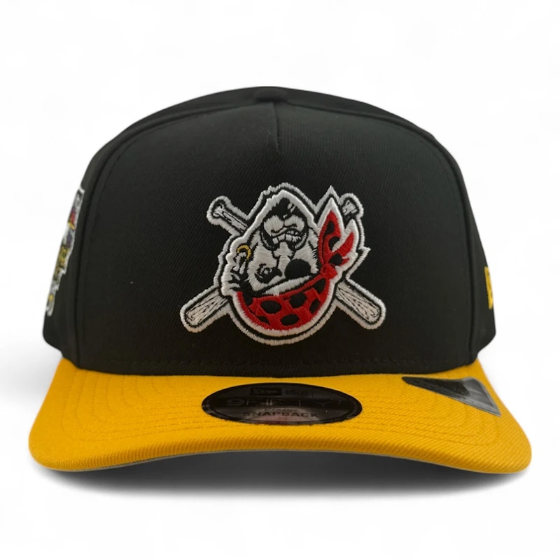Pittsburgh Pirates 2Tone Upside Down Logo 2006 ASG Patch New Era 9FIFTY A-Frame Snapback Hat