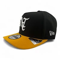 Oakland Athletics 2Tone Upside Down Logo Battle of the Bay Patch New Era 9FIFTY A-Frame Snapback Hat