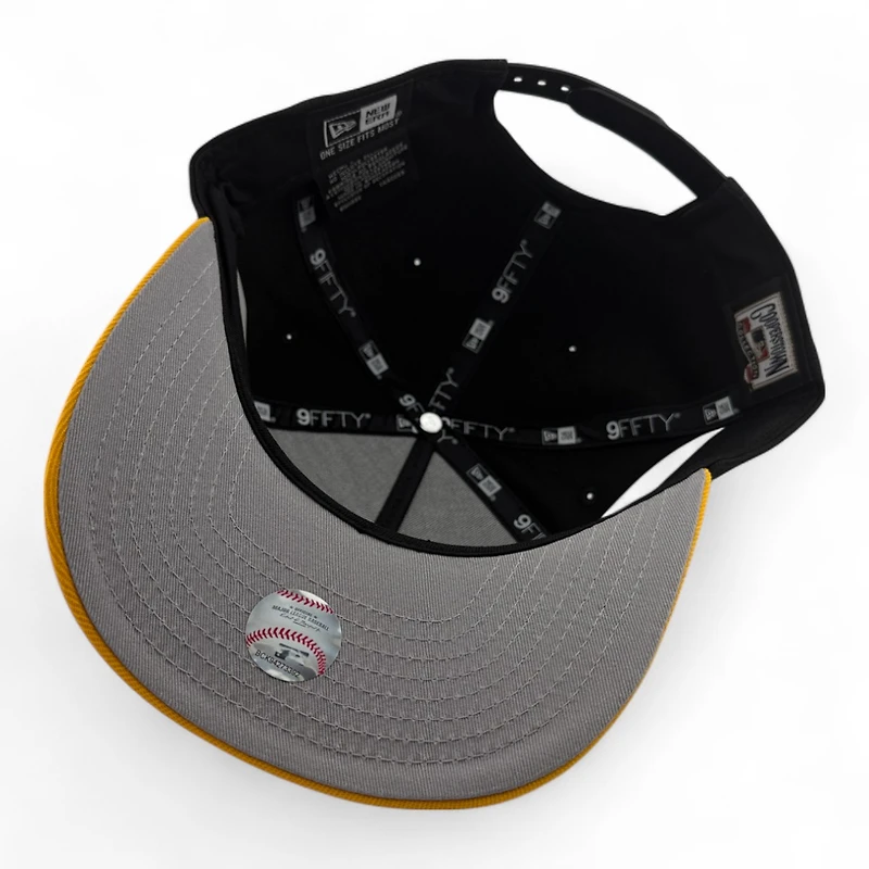 Oakland Athletics 2Tone Upside Down Logo Battle of the Bay Patch New Era 9FIFTY A-Frame Snapback Hat