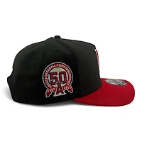 Los Angeles Angels 2Tone Upside Down Logo 50th Anniversary Patch New Era 9FIFTY A-Frame Snapback Hat