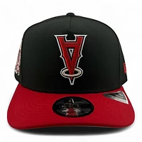 Los Angeles Angels 2Tone Upside Down Logo 50th Anniversary Patch New Era 9FIFTY A-Frame Snapback Hat