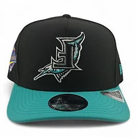 Florida Marlins 2Tone Upside Down Logo 1991 World Series Patch New Era 9FIFTY A-Frame Snapback Hat