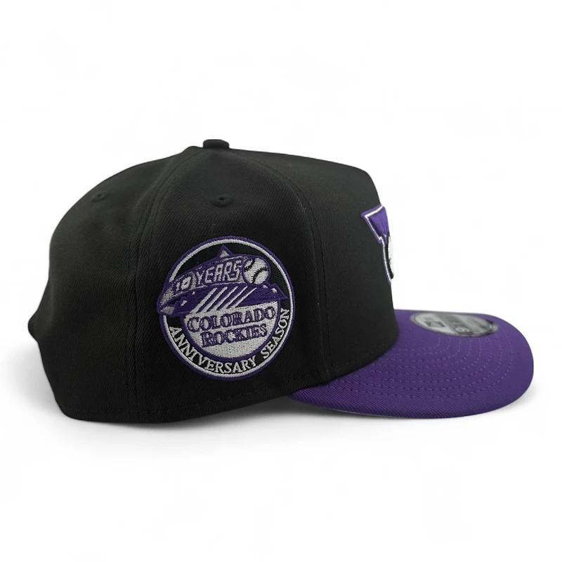 Colorado Rockies 2Tone Upside Down Logo 10 Years Patch New Era 9FIFTY A-Frame Snapback Hat