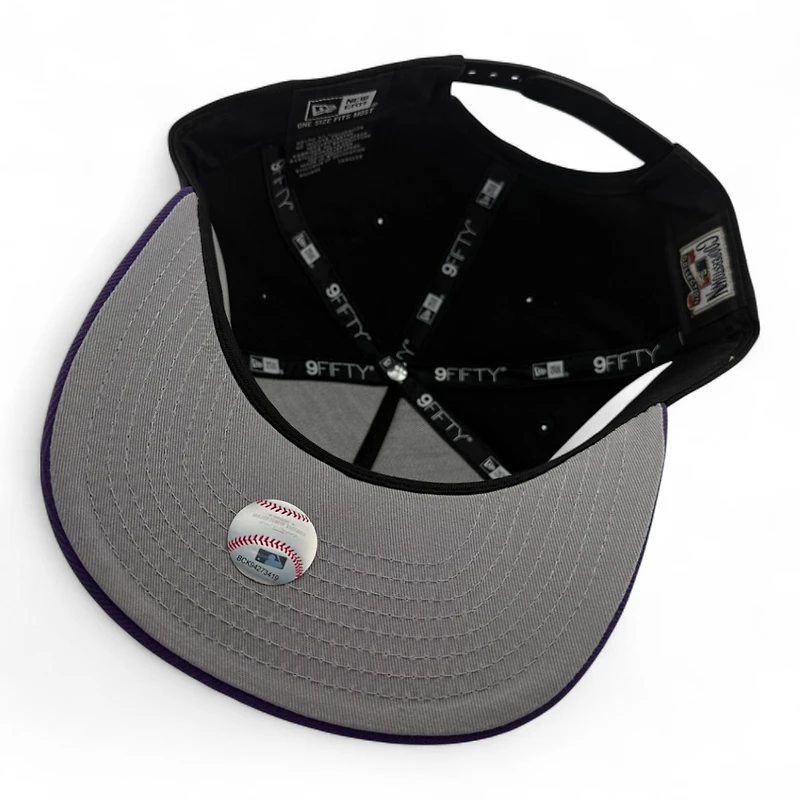 Colorado Rockies 2Tone Upside Down Logo 10 Years Patch New Era 9FIFTY A-Frame Snapback Hat