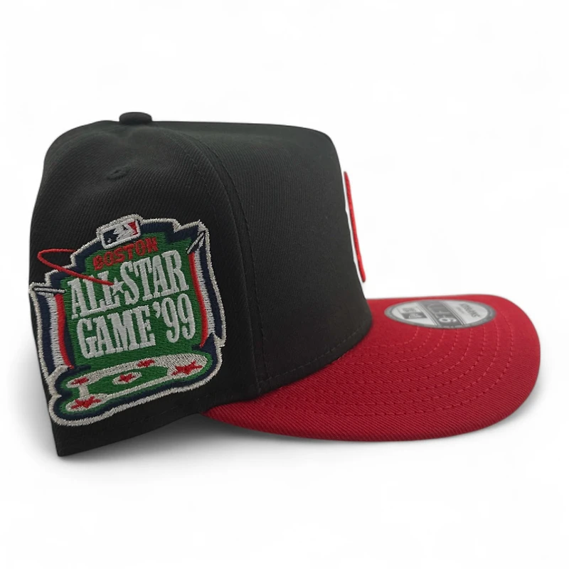 Boston Red Sox 2Tone Upside Down Logo 1999 ASG Patch New Era 9FIFTY A-Frame Snapback Hat