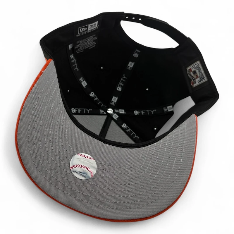 Baltimore Orioles 2Tone Upside Down Logo 1999 ASG Patch New Era 9FIFTY A-Frame Snapback Hat