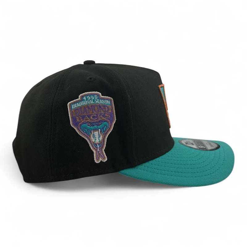 Arizona Diamondbacks 2Tone Upside Down Logo 1998 Inaugural Patch New Era 9FIFTY A-Frame Snapback Hat