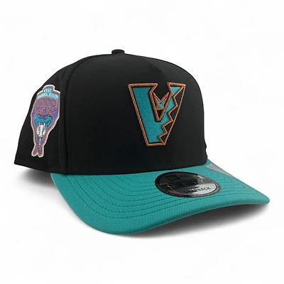 Arizona Diamondbacks 2Tone Upside Down Logo 1998 Inaugural Patch New Era 9FIFTY A-Frame Snapback Hat