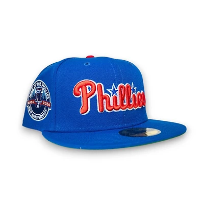 Philadelphia Phillies Royal Leon the Lab Home of Patch Green UV New Era 59FIFTY Fitted Hat