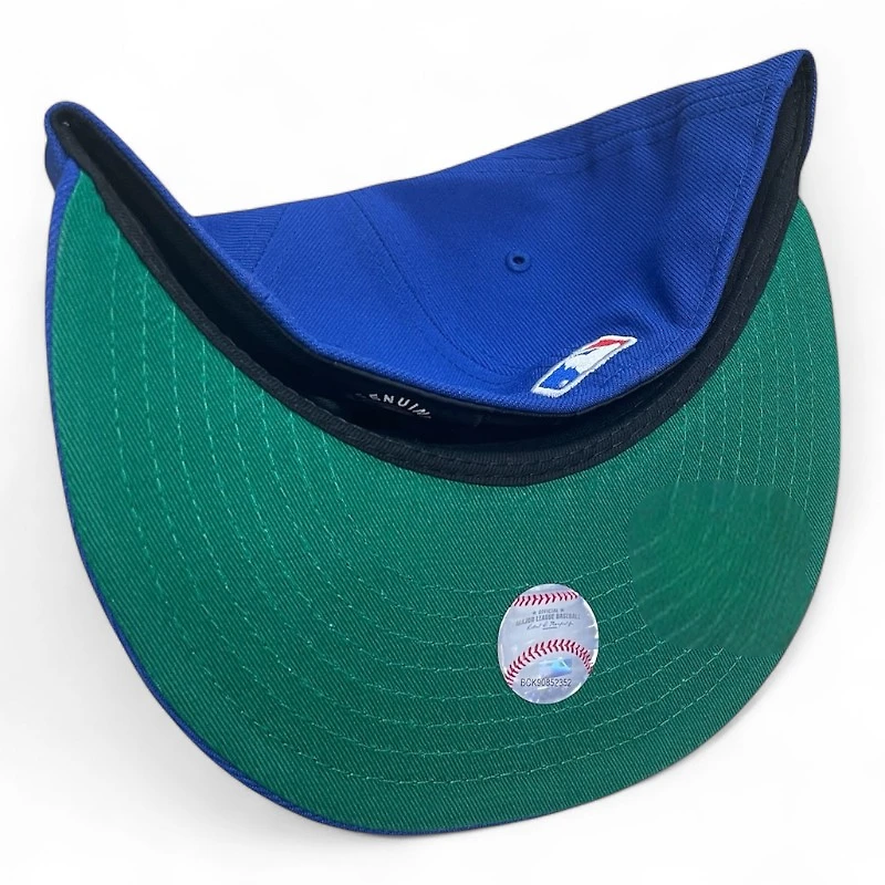 Los Angeles Dodgers Majestic Blue 1984 Olympic Patch Green UV New Era 59FIFTY Fitted Hat