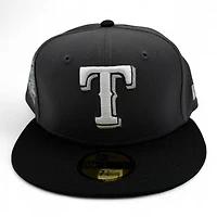 Texas Rangers Graphite and Black 2024 All Star Game Patch Gray UV New Era 59FIFTY Fitted Hat