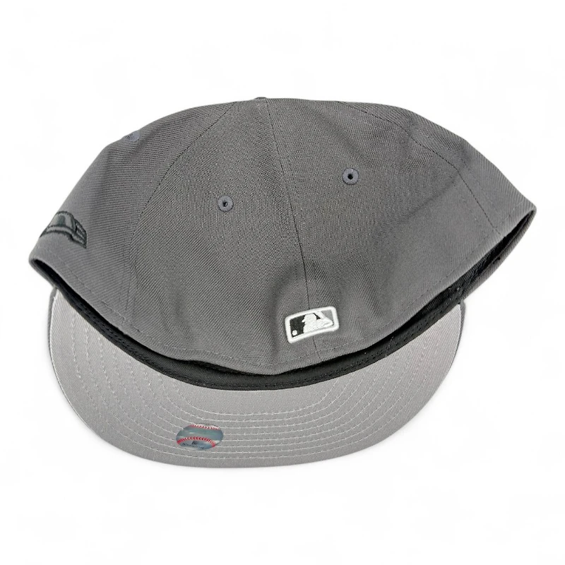 Los Angeles Dodgers Graphite 2024 World Series Champions Patch Grey UV New Era 59FIFTY Fitted Hat