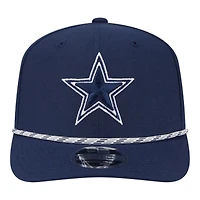 Dallas Cowboys Navy Gameday Multi Rope New Era 9SEVENTY Adjustable Stretch-Snap Hat
