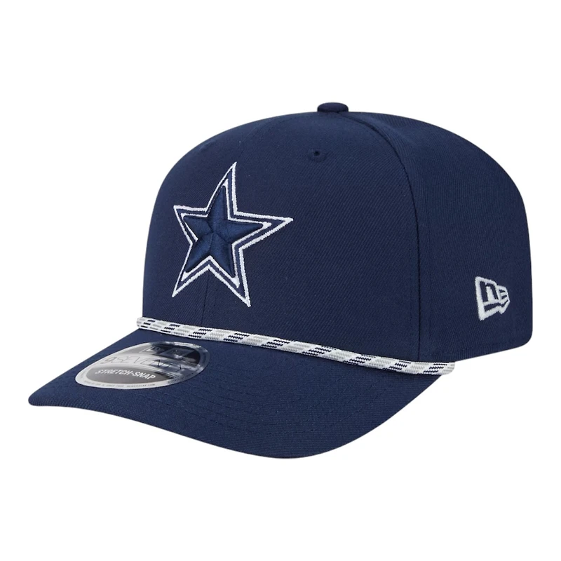 Dallas Cowboys Navy Gameday Multi Rope New Era 9SEVENTY Adjustable Stretch-Snap Hat