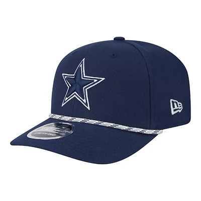 Dallas Cowboys Navy Gameday Multi Rope New Era 9SEVENTY Adjustable Stretch-Snap Hat