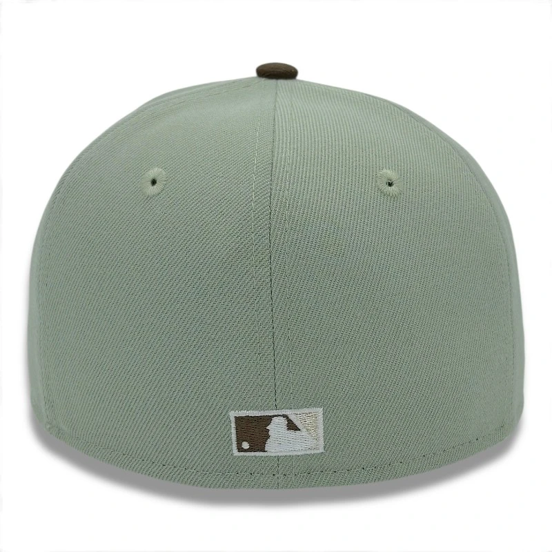 Los Angeles Dodgers Everest Green and Brown 60th Anniversary Patch Grey UV New Era 59FIFTY Fitted Hat