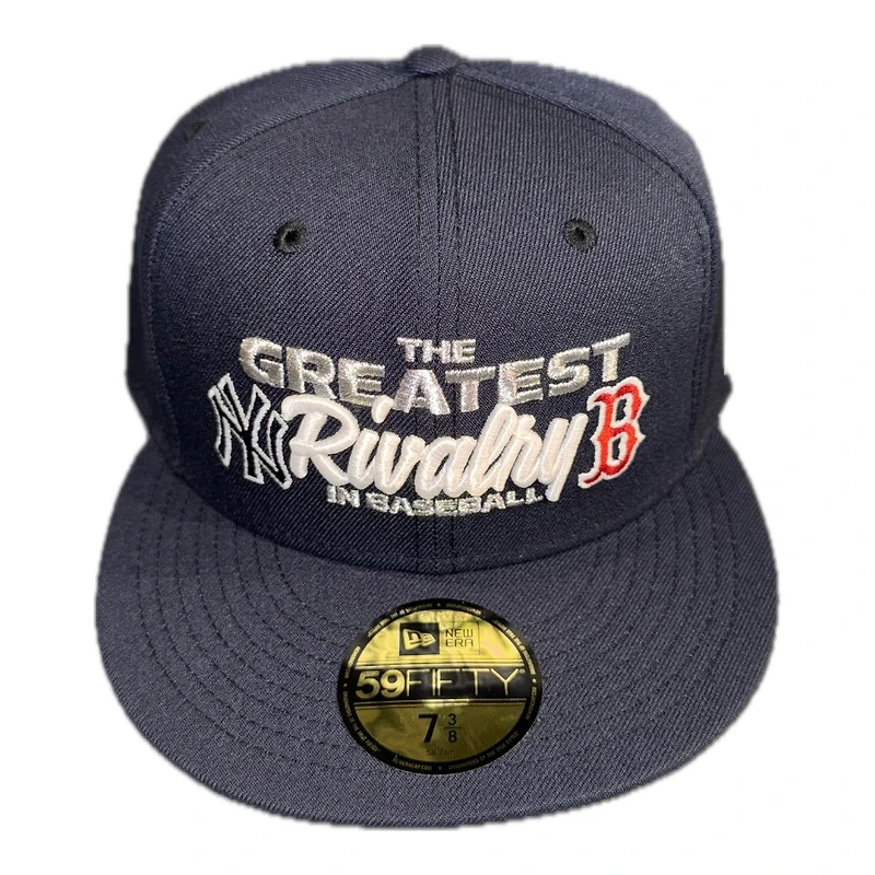 New York Yankees x Boston Red Sox Navy Greatest Rivalry Kelly Green UV Era 59FIFTY Fitted Hat