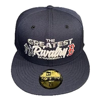 New York Yankees x Boston Red Sox Navy Greatest Rivalry Kelly Green UV Era 59FIFTY Fitted Hat