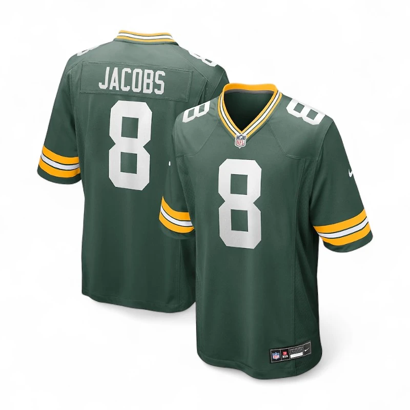 Green Bay Packers Josh Jacobs Nike Game Jersey