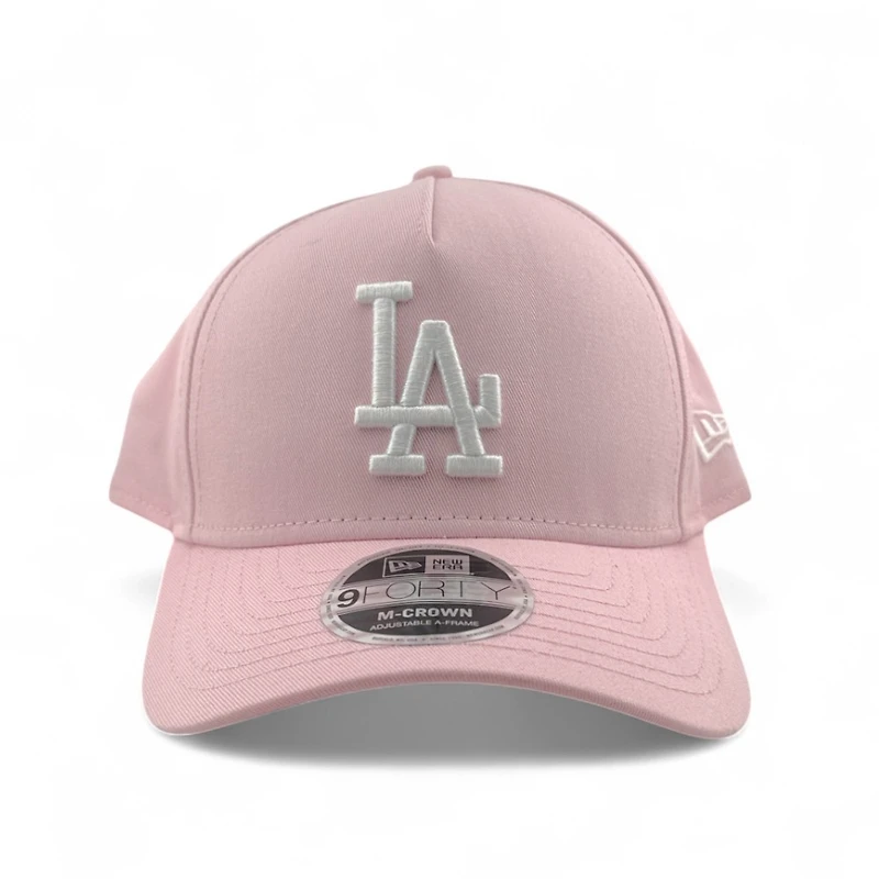 Los Angeles Dodgers Light Pink New Era 9FORTY M-Crown A-Frame Adjustable Hat
