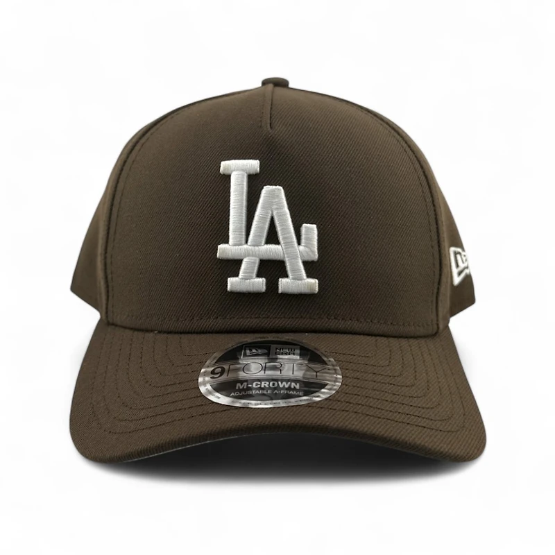 Los Angeles Dodgers Walnut Brown New Era 9FORTY M-Crown A-Frame Adjustable Hat
