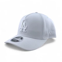 Los Angeles Dodgers All White New Era 9FORTY M-Crown A-Frame Adjustable Hat