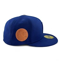 Los Angeles Dodgers Royal Blue Bronze 1980 Olympic Patch Grey UV New Era 59FIFTY Fitted Hat