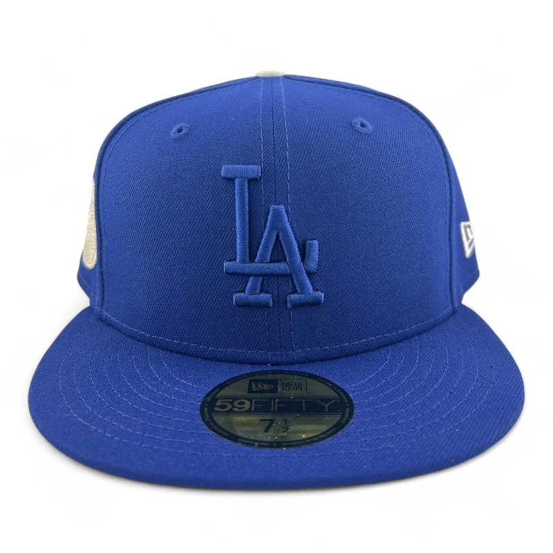 Los Angeles Dodgers Royal Blue Silver 1980 Olympic Patch Grey UV New Era 59FIFTY Fitted Hat