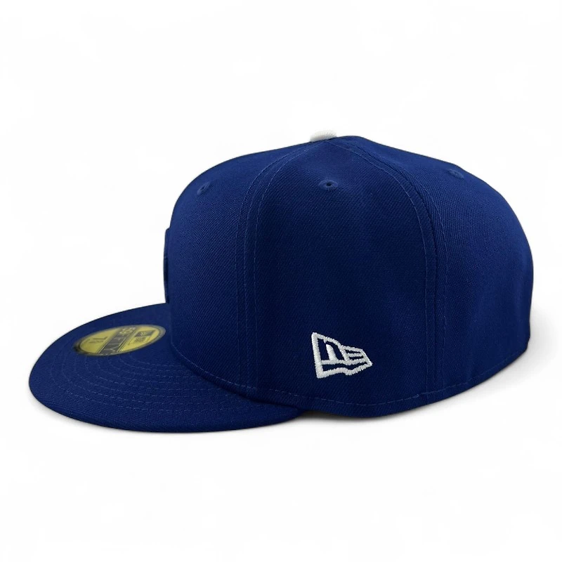 Los Angeles Dodgers Royal Blue Gold 1980 Olympic Patch Grey UV New Era 59FIFTY Fitted Hat