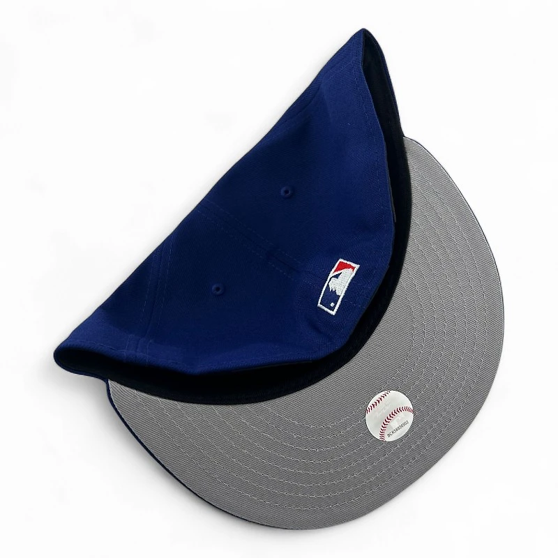 Los Angeles Dodgers Royal Blue Gold 1980 Olympic Patch Grey UV New Era 59FIFTY Fitted Hat