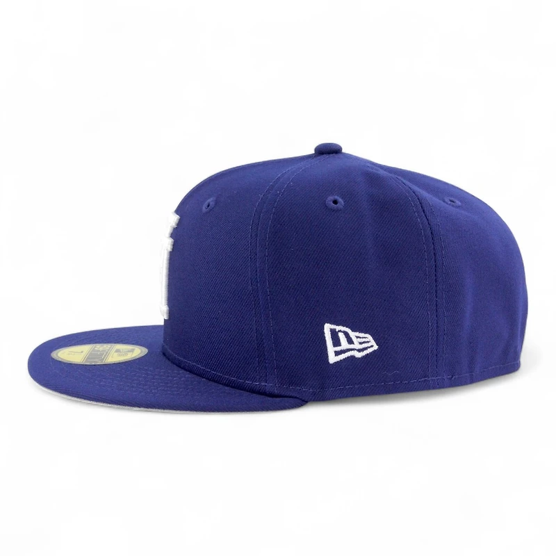 Los Angeles Dodgers Royal Blue Upside Down LA Grey UV New Era 59FIFTY Fitted Hat