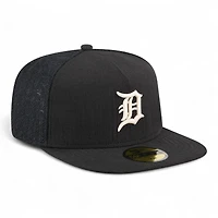 Detroit Tigers Black Mesh New Era 59FIFTY A-Frame Fitted Hat
